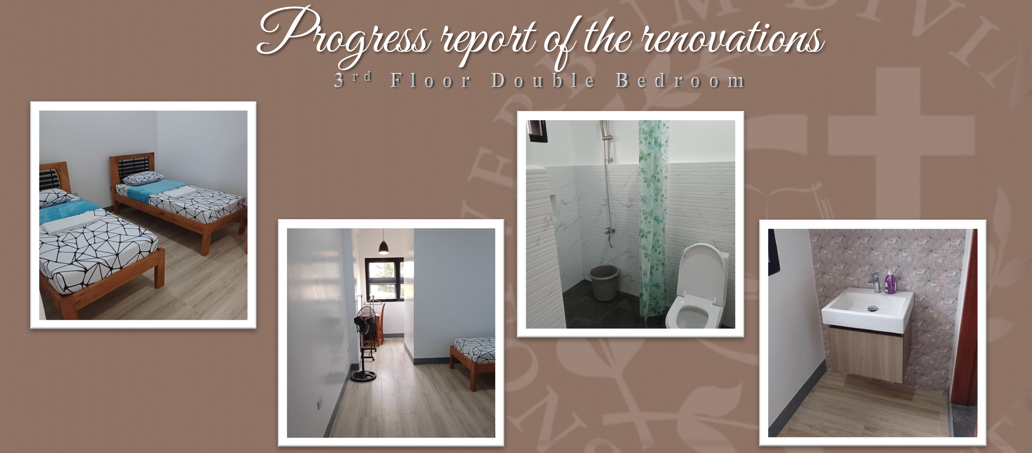 Progress report of the renovations (3rd Floor Double Bedroom)